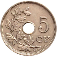 Монета 5 сантимов. 1928 год, Бельгия. (Belgique) Монета 5 сантимов. 1928 год, Бельгия. (Belgique)
