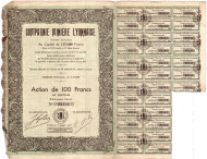 Облигация на сумму 1,375,000 франков. 1937 год, Франция.