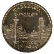 Монета 2 злотых, 2010 год, Польша. Старый город в Варшаве. Монета 2 злотых, 2010 год, Польша. Старый город в Варшаве.