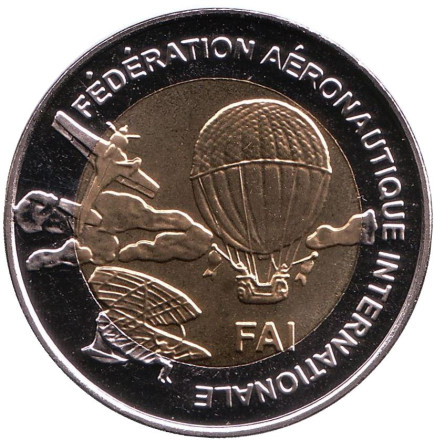 Монета 5 евро. 1997 год, Финляндия. Всемирные воздушные игры в Турции. Планеристы. Монета 5 евро. 1997 год, Финляндия. Всемирные воздушные игры в Турции. Планеристы.