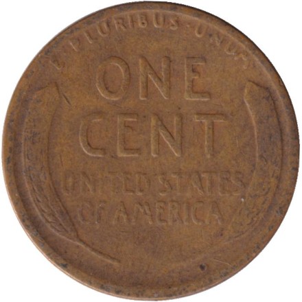 Монета 1 цент. 1923 год, США. Линкольн.