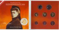 Набор монет евро (8 штук). 2004 год, Австрия. В буклете. Набор монет евро (8 штук). 2004 год, Австрия. В буклете.