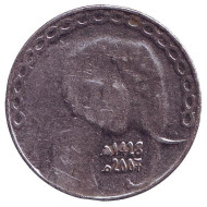 Монета 5 динаров. 2007 год, Алжир. Слон. Монета 5 динаров. 2007 год, Алжир. Слон.