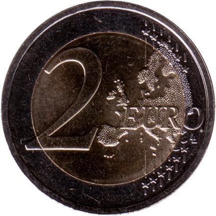 Монета 2 евро. 2022 год, Словения. Монета 2 евро. 2022 год, Словения.