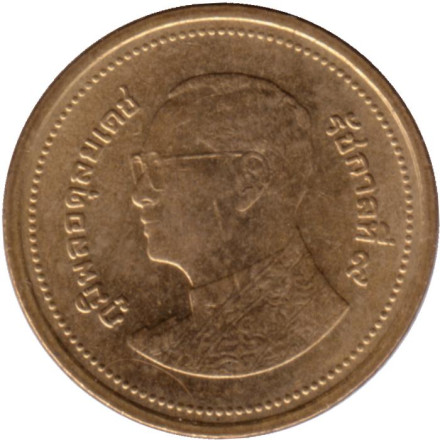 Монета 2 бата. 2008 год, Таиланд. Храм Ват-Сакет. Монета 2 бата. 2008 год, Таиланд. Храм Ват-Сакет.