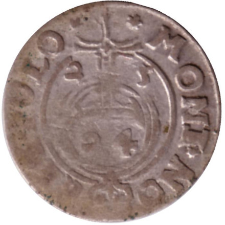 Монета 1,5 гроша (полторак). 1625 год, Речь Посполитая. Сигизмунд III Ваза.