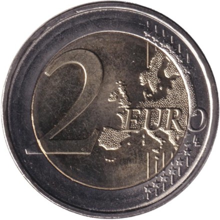 Монета 2 евро. 2026 год (J), Германия. Конрад Аденауэр.