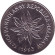 Монета 1 франк. 1993 год, Мадагаскар. Буйвол. Пуансеттия. Монета 1 франк. 1993 год, Мадагаскар. Буйвол. Пуансеттия.