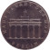 Монета 5 марок. 1981 год, ГДР. Бранденбургские ворота в Берлине.