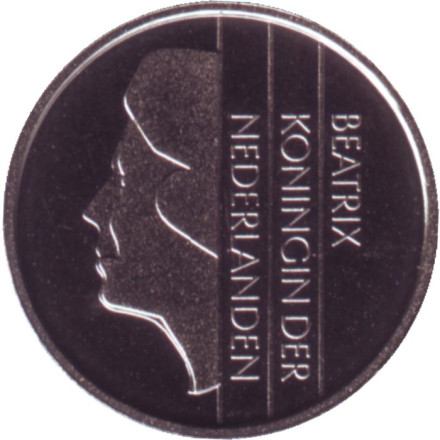 Монета 10 центов. 1993 год, Нидерланды. BU.