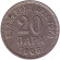 Монета 20 пара. 1908 год, Черногория. Монета 20 пара. 1908 год, Черногория.