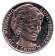 Монета 1 крона. 1991 год, Гибралтар. Леди Диана. 10 лет со дня свадьбы леди Дианы и принца Чарльза.