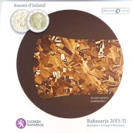 Набор монет евро в буклете (8 шт.), 2013 год, Финляндия. Набор монет евро в буклете (8 шт.), 2013 год, Финляндия.