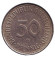 Монета 50 пфеннигов. 1972 (D) год, ФРГ. Женщина, сажающая дуб. Монета 50 пфеннигов. 1972 (D) год, ФРГ. Женщина, сажающая дуб.
