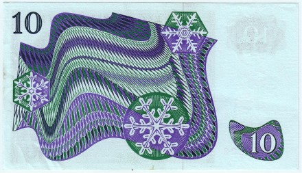 Банкнота 10 крон. 1980 год, Швеция. Банкнота 10 крон. 1980 год, Швеция.