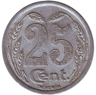 Монета 25 сантимов. 1921 год, Франция. Токен города Эврё (Evreux). Монета 25 сантимов. 1921 год, Франция. Токен города Эврё (Evreux).