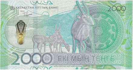 Банкнота 2000 тенге. 2024 год, Казахстан. Банкнота 2000 тенге. 2024 год, Казахстан.