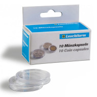 Капсулы для монет 40 мм, упаковка 10 шт. Производство "Leuchtturm". Капсулы для монет 40 мм, упаковка 10 шт. Производство "Leuchtturm".