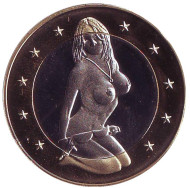 6 эросов (Sex euros). Сувенирный жетон. (Вар. I) 6 эросов (Sex euros). Сувенирный жетон. (Вар. I)