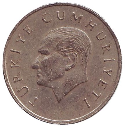 Монета 25000 лир. 1995 год, Турция.