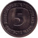 Монета 5 марок. 1980 год (D), Германия. Монета 5 марок. 1980 год (D), Германия.