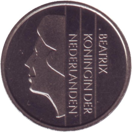 Монета 10 центов. 1994 год, Нидерланды. BU.