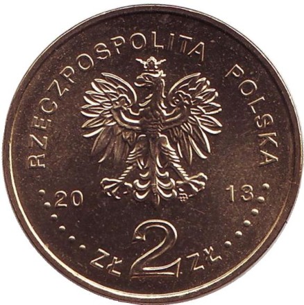 Монета 2 злотых, 2013 год, Польша. 200 лет со дня смерти принца Юзефа Понятовского.