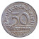 Монета 50 пфеннигов. 1921 год (D), Веймарская республика.