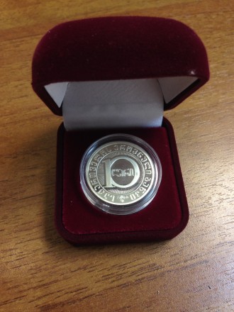 Монета 10 лари. 2000 год, Грузия. 3000 лет грузинской государственности. Серебро.