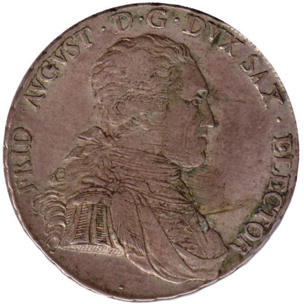 Монета 1 талер. 1806 год, Курфюршество Саксония. Фридрих Август I.