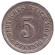 Монета 5 пфеннигов. 1904 год (D), Германская империя.
