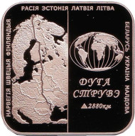 Монета 1 рубль. 2006 год, Беларусь. Дуга Струве. Монета 1 рубль. 2006 год, Беларусь. Дуга Струве.