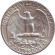 Монета 25 центов. 1964 год (D), США. Вашингтон. Монета 25 центов. 1964 год (D), США. Вашингтон.