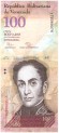 Банкнота 100 боливаров. 2012 год, Венесуэла. P-93f.