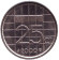 Монета 25 центов. 2000 год, Нидерланды. Монета 25 центов. 2000 год, Нидерланды.