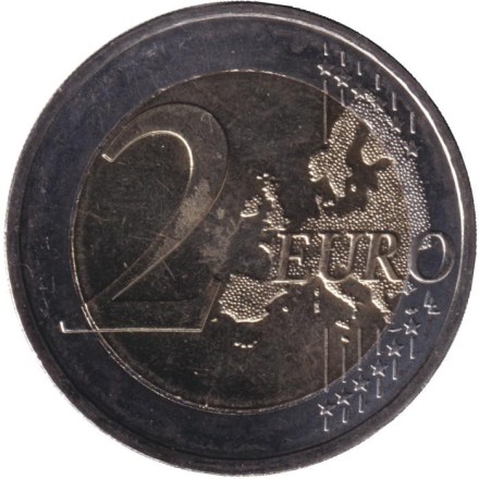 Монета 2 евро. 2026 год (D), Германия. Конрад Аденауэр.