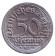 Монета 50 пфеннигов. 1921 год (F), Веймарская республика.