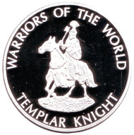 Монета 10 франков. 2009 год, Конго. Тамплиер. Воины мира. Монета 10 франков. 2009 год, Конго. Тамплиер. Воины мира.