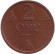 Монета 2 эре. 1933 год, Норвегия.