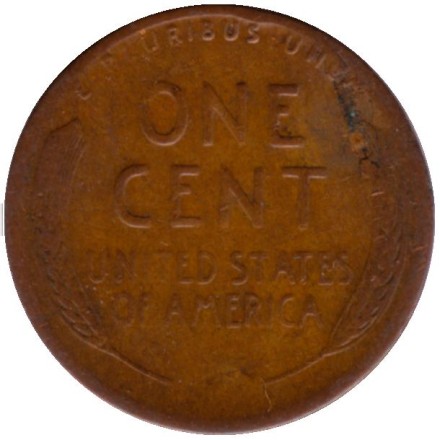 Монета 1 цент. 1946 год (S), США. Линкольн. Монета 1 цент. 1946 год (S), США. Линкольн.