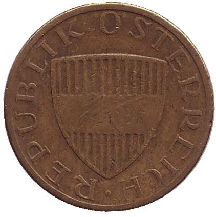 Монета 50 грошей. 1963 год, Австрия.