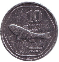 Монета 10 сентимо. 1983 год, Филиппины.