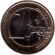 Монета 1 евро. 2022 год, Монако. Монета 1 евро. 2022 год, Монако.