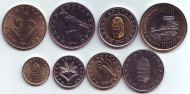 Набор монет Венгрии (8 шт.). 1994 - 2009 гг., Венгрия.
