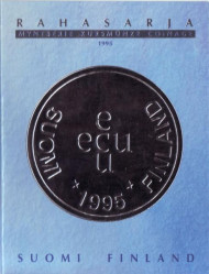 Набор монет Финляндии в буклете (5 шт., с жетоном), 1995 год, Финляндия. (Вар. I) Набор монет Финляндии в буклете (5 шт., с жетоном), 1995 год, Финляндия. (Вар. I)