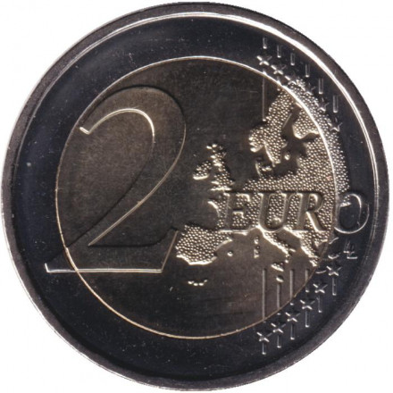 Монета 2 евро. 2024 год, Франция. XXXIII летние Олимпийские игры, Париж 2024. Эйфелева башня. Монета 2 евро. 2024 год, Франция. XXXIII летние Олимпийские игры, Париж 2024. Эйфелева башня.