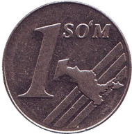 Монета 1 сум. 2000 год, Узбекистан. Монета 1 сум. 2000 год, Узбекистан.