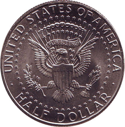 Монета 1/2 доллара (50 центов), 2017 год (P), США. Джон Кеннеди.