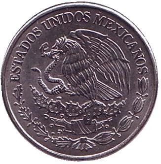 Монета 20 сентаво. 2010 год, Мексика. Монета 20 сентаво. 2010 год, Мексика.