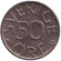Монета 50 эре. 1983 год, Швеция.